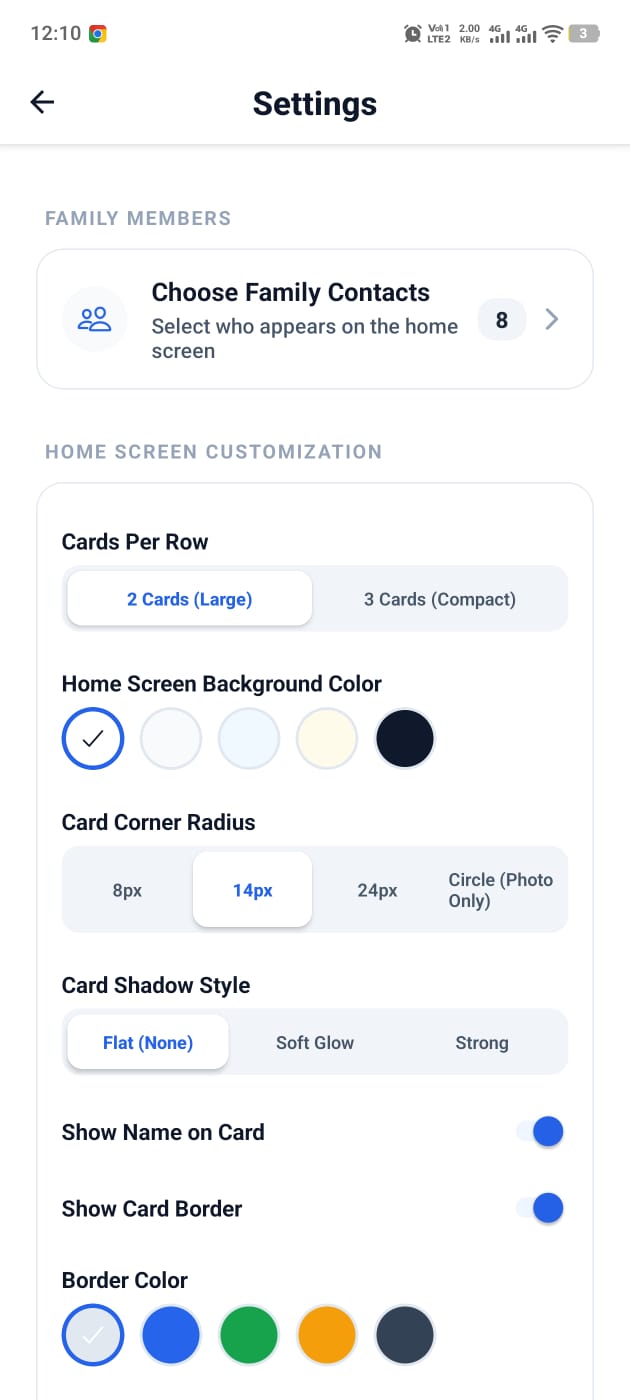 ITSE Dialer Contact Selection Screen